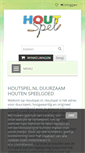 Mobile Screenshot of houtspel.nl